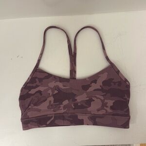 LULULEMON Pink Camo Sports Bra 6